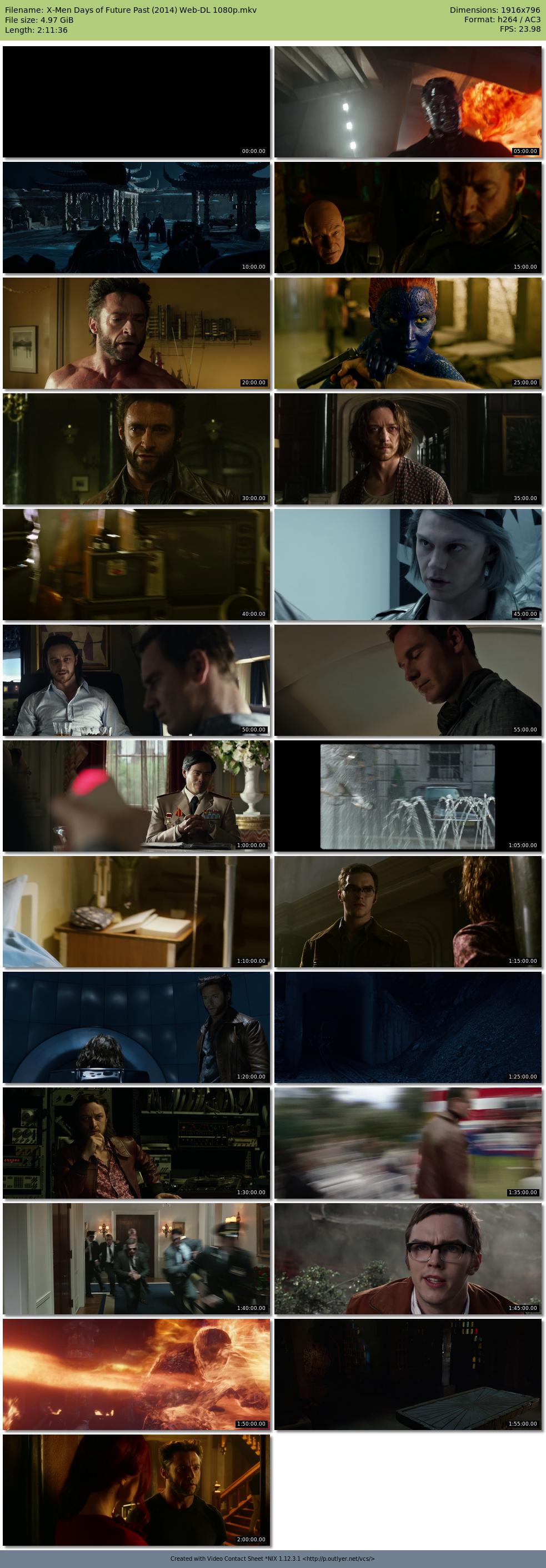 X-Men Days of Future Past (2014) Web-DL 1080p preview 0