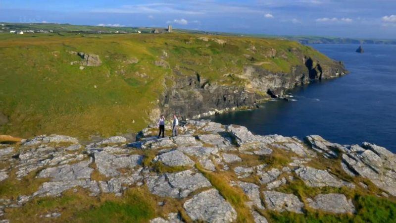 Secrets From The Sky 1of6 Tintagel Castle 720p HDTV x264 AAC MVGroup org mp4 preview 13