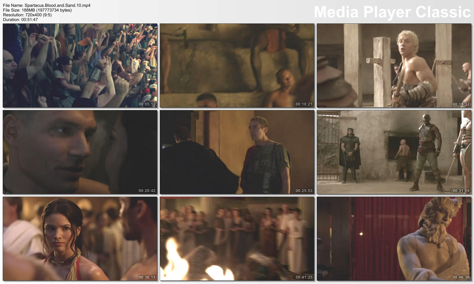 SPARTACUS Season 1 2 3 Complete 480p