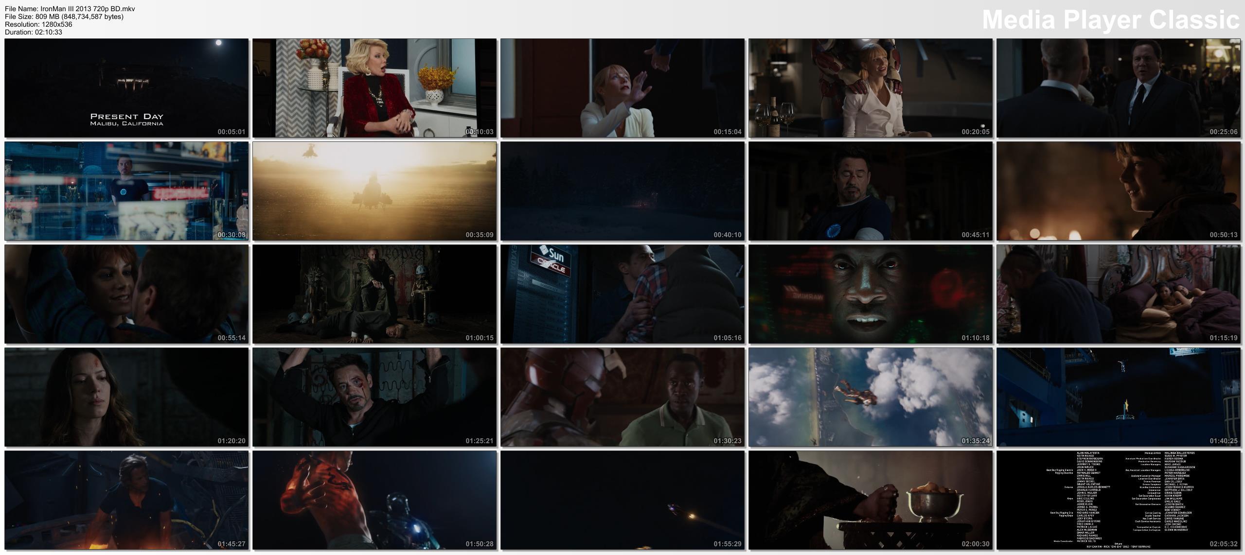 IronMan III 2013 720p BD mkv preview 0