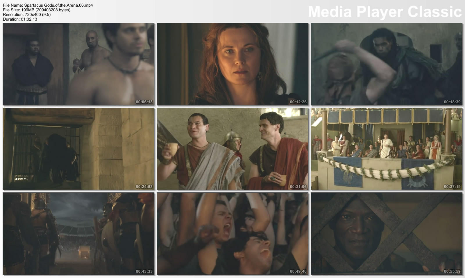 SPARTACUS Season 1 2 3 Complete 480p