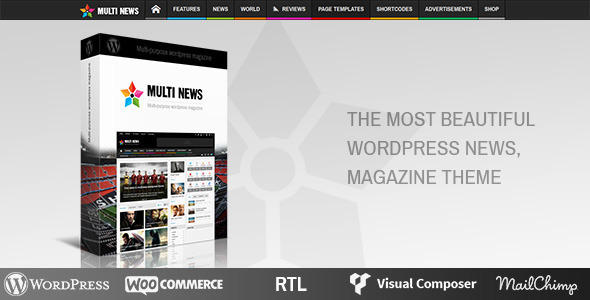 Download Nulled Multinews - Themeforest Multi-purpose WordPress News Magazine Theme