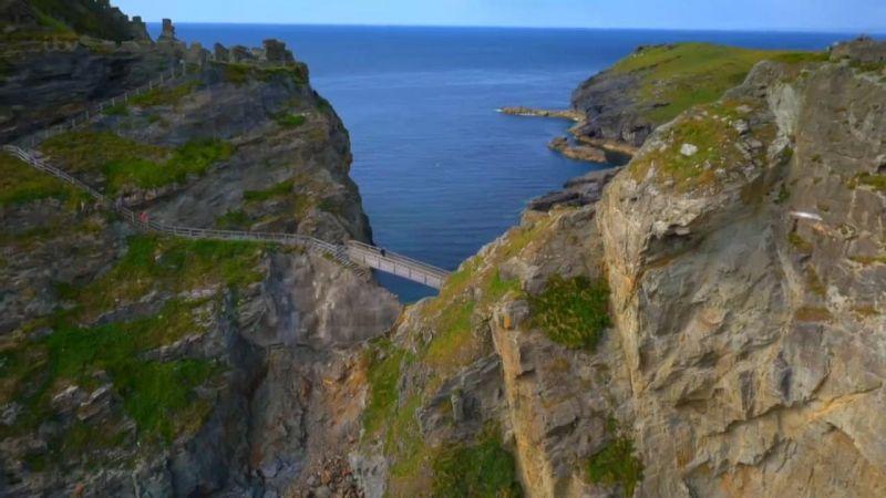 Secrets From The Sky 1of6 Tintagel Castle 720p HDTV x264 AAC MVGroup org mp4 preview 5