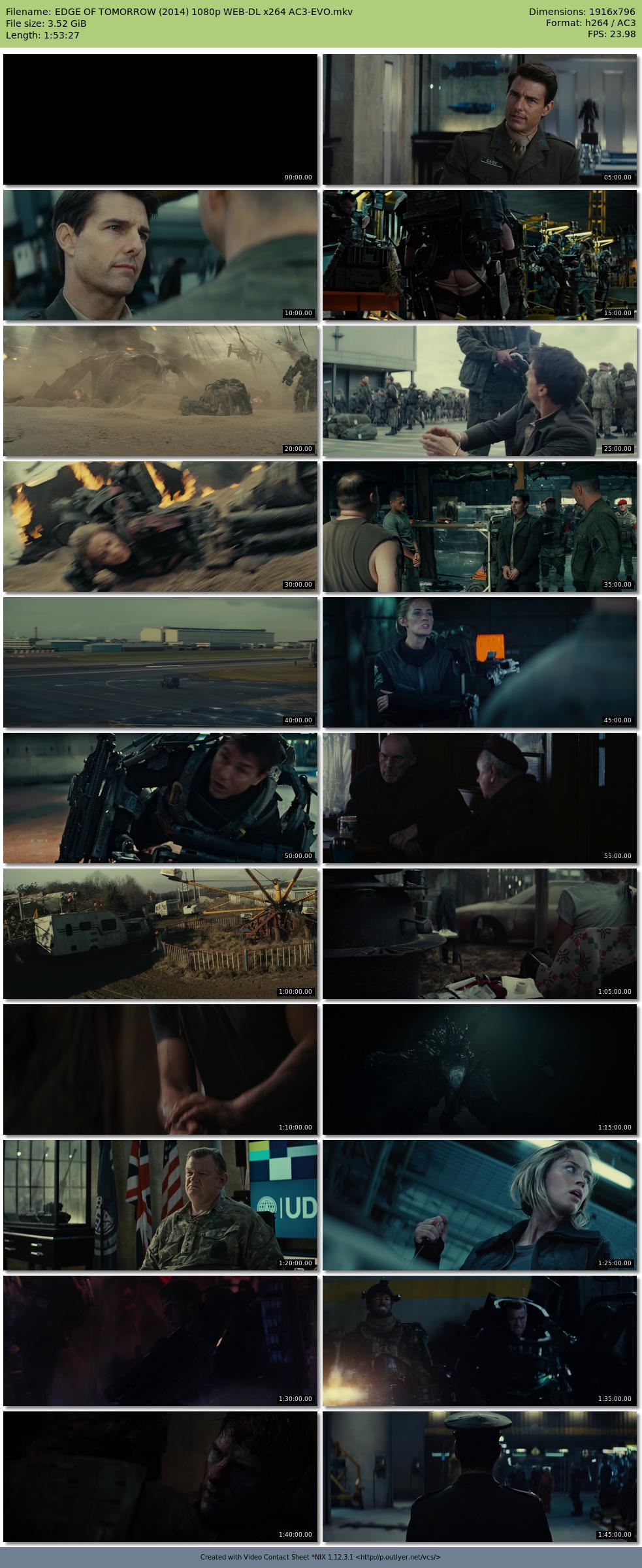 EDGE OF TOMORROW (2014) 1080p WEB-DL x264 AC3-EVO preview 0