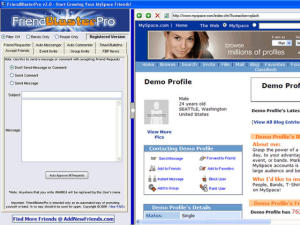 Tag(s): myspace friend adder friend bot friend bomb friend blaster pro v10.7.3. [BP]; Uploaded: 2010-01-04 00:30:39 GMT; By: pieszbob1