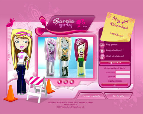 barbie girls vip. Barbie Girls: 45 mil novos