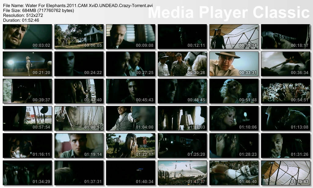 Water For Elephants 2011 CAM XviD UNDEAD Crazy-Torrent preview 0