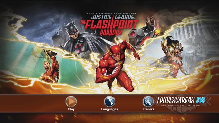 Justice League The Flashpoint Paradox DVD Full EspaÃ±ol Latino 2013 preview 0