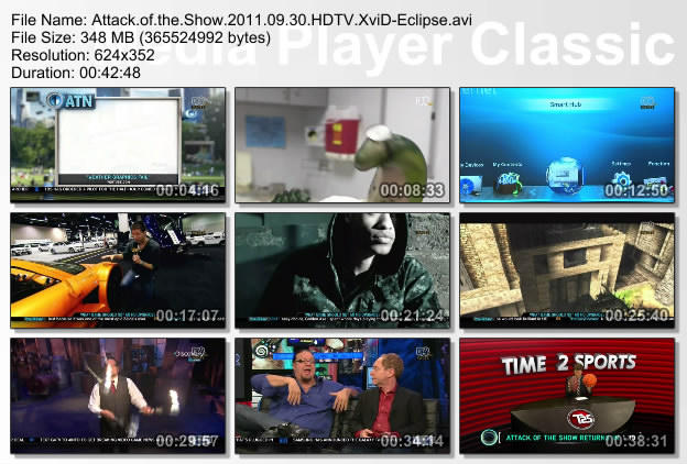 Attack of the Show 2011 09 30 HDTV XviD-Eclipse [ALEX] preview 0
