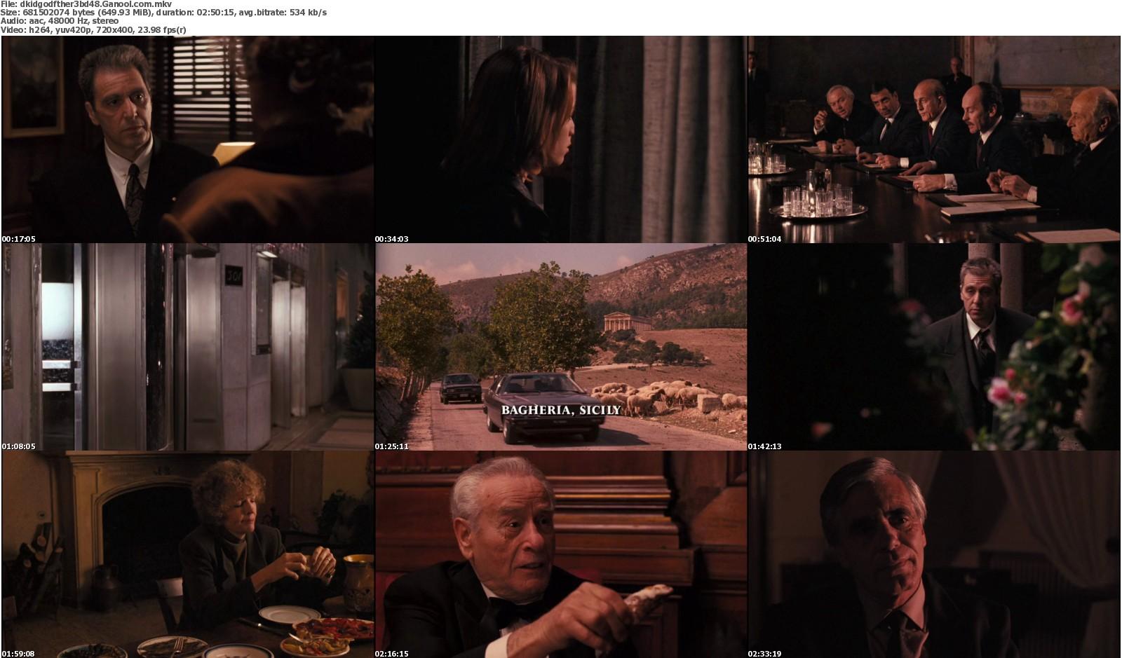 The Godfather Trilogy BDRip 480p mkv preview 2