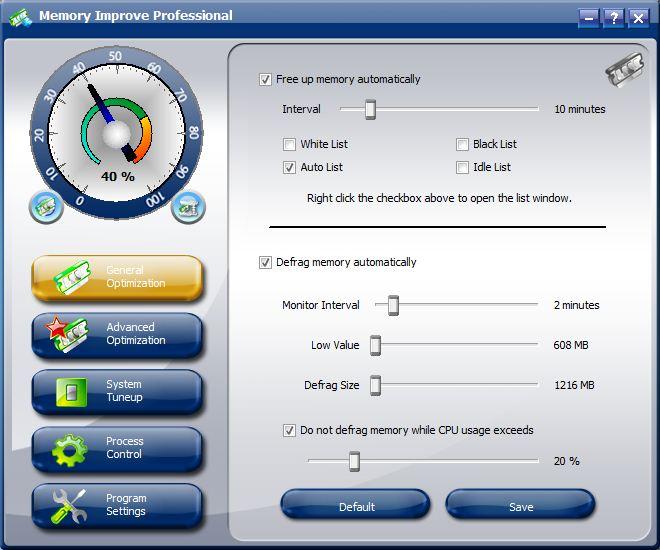 Memory Improve Professional v5 2 2 650 Portable preview 0