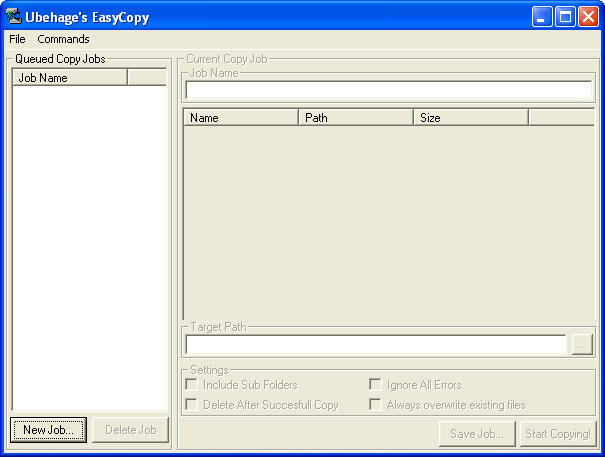 Ubehage's EasyCopy exe preview 2