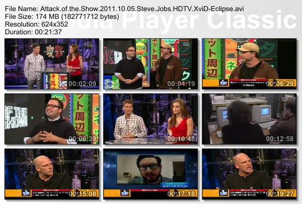 Attack of the Show 2011 10 05 Steve Jobs HDTV XviD-Eclipse [ALEX] preview 0