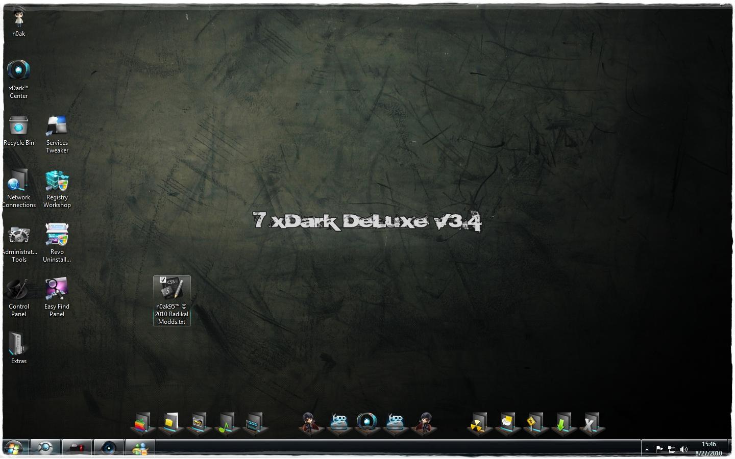 نسخة Windows xDark Deluxe v3.4