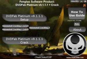 DVDFab Platinum v9.1.1.1 + Crack. Tag(s). Gönderen. ChattChitto. 1